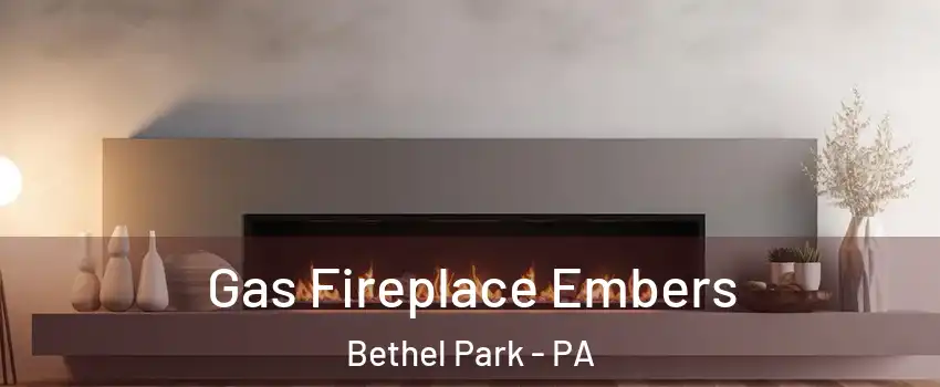  Gas Fireplace Embers Bethel Park - PA