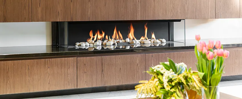 Double-height Fireplace Design Refurbishment in Bethel Park, Pennsylvania