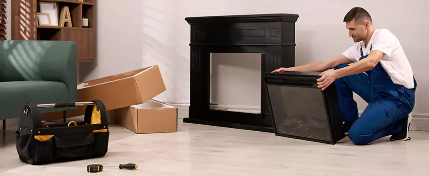 Old Rusted Metal Fireplace Repair And Replacement in Bethel Park, PA